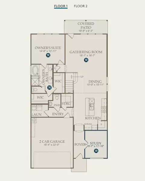 Floorplan - 326 Ruby Ford Dr, Cove, TX 77523 photo 2 of 2