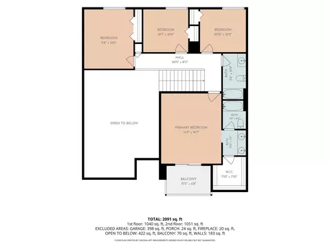 Floorplan - 16906 Spruce Run Dr, Spring, TX 77379 photo 5 of 7
