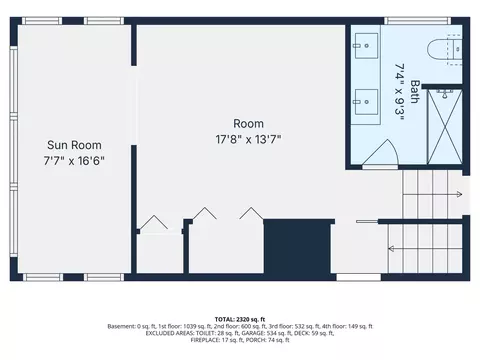 Floorplan - 554 Harbor Dr, Onalaska, TX 77360 photo 4 of 6