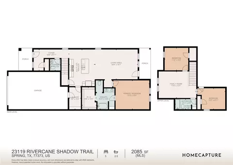 Floorplan - 23119 Rivercane Shadow Trl, Spring, TX 77373 photo 1 of 1