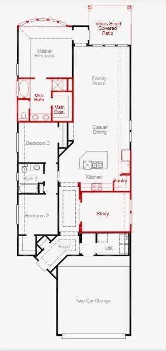 Floorplan - 3214 Raintree Crescent Trl, Spring, TX 77386 photo 1 of 1