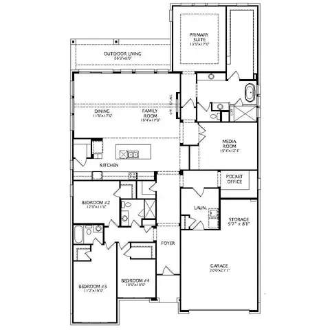 Floorplan - 355 Silver Sage St, Conroe, TX 77304 photo 2 of 2