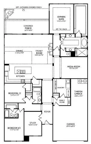 Floorplan - 355 Silver Sage St, Conroe, TX 77304 photo 1 of 1