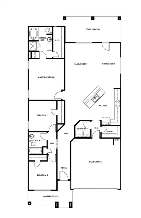 Floorplan - 6015 Diamond Leaf Ct, Conroe, TX 77304 photo 1 of 1