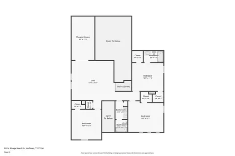 Floorplan - 2134 Rawls Ranch Dr, Conroe, TX 77301 photo 2 of 2