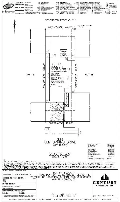 Floorplan - 229 Elm Spring Dr, Hockley, TX 77447 photo 2 of 2