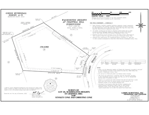 lot26 Winding Br, Chappell Hill, TX 77426