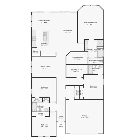 Floorplan - 2811 Duchess Dr, Rosenberg, TX 77471 photo 1 of 2
