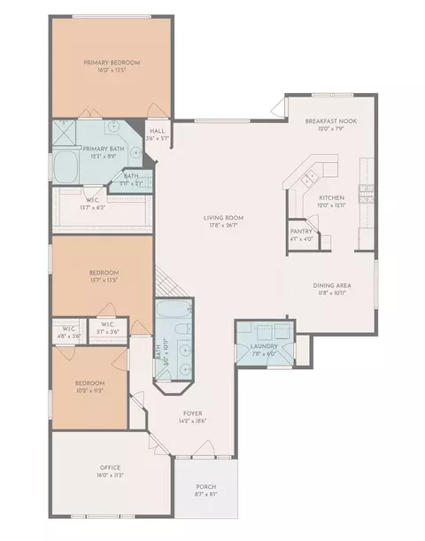 Floorplan - 2007 Louetta Spring Dr, Spring, TX 77388 photo 2 of 2