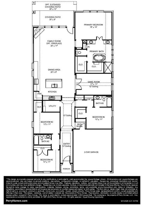 Floorplan - 12751 Copperbush Dr, Conroe, TX 77302 photo 1 of 2