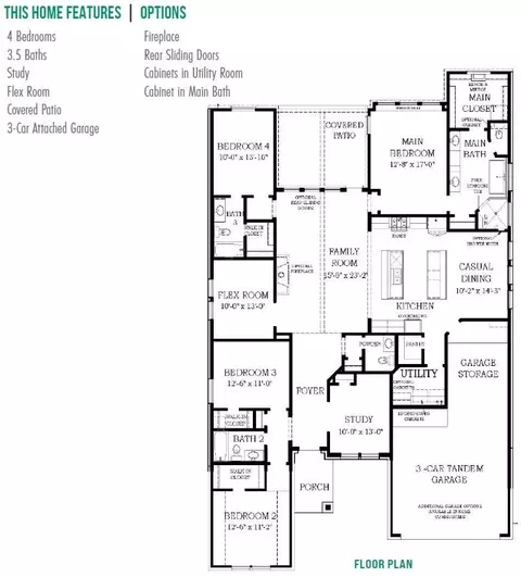 Floorplan - 12214 Warbler Dr, Mont Belvieu, TX 77523 photo 1 of 1