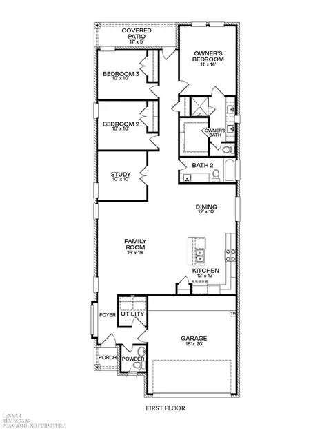 Floorplan - 21731 Rusty Hollow Dr, Waller, TX 77484 photo 1 of 1