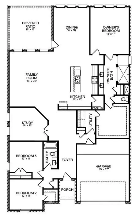 Floorplan - 4412 Cool Springs Dr, Rosenberg, TX 77469 photo 1 of 1