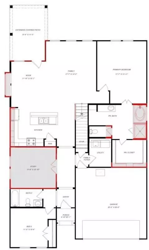 Floorplan - 4533 Blue Mountain Laurel St, Pinehurst, TX 77362 photo 3 of 4