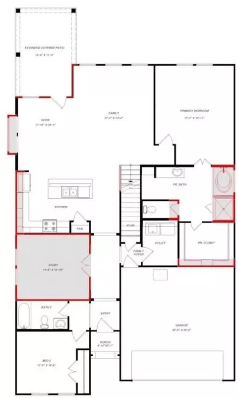 Floorplan - 4533 Blue Mountain Laurel St, Pinehurst, TX 77362 photo 1 of 4