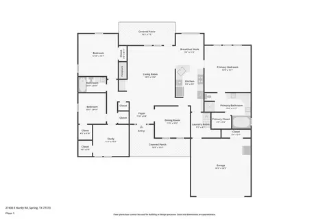 Floorplan - 27330 E Hardy Rd, Spring, TX 77373 photo 1 of 1