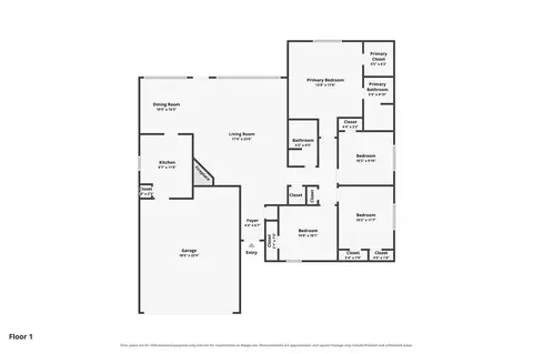 Floorplan - 24127 Spring Day Ln, Spring, TX 77373 photo 1 of 1