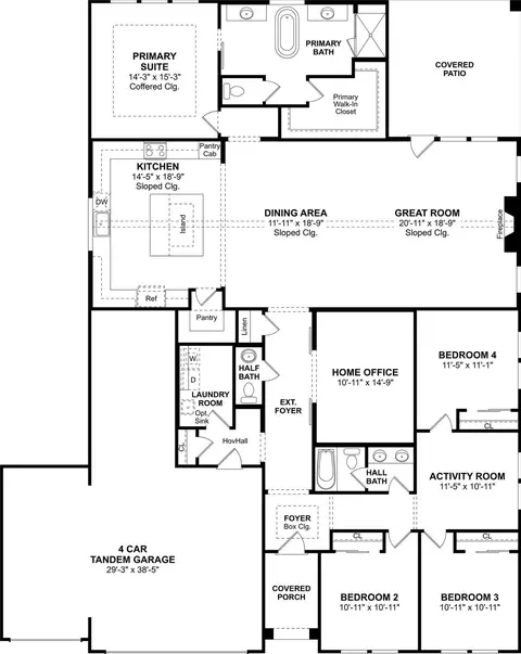 Floorplan - 5049 Bluebell Way, Waller, TX 77484 photo 1 of 1