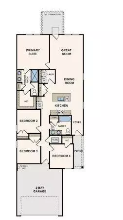 Floorplan - 16960 Hazelnut Dr, Conroe, TX 77302 photo 1 of 2