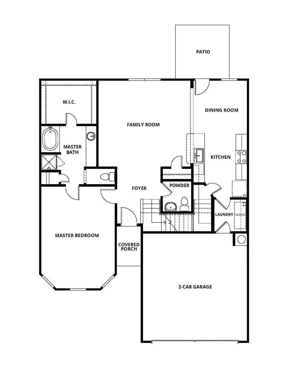 Floorplan - 428 Beechwood Hacienda Dr, Katy, TX 77493 photo 1 of 2