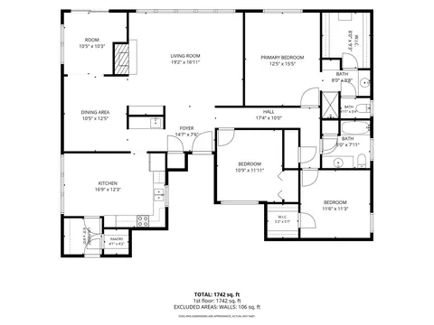 Floorplan - 25223 Lynbriar Ln, Spring, TX 77373 photo 1 of 1