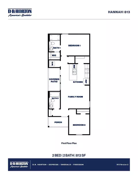 Floorplan - 2061 E Gemini, Splendora, TX 77372 photo 1 of 1
