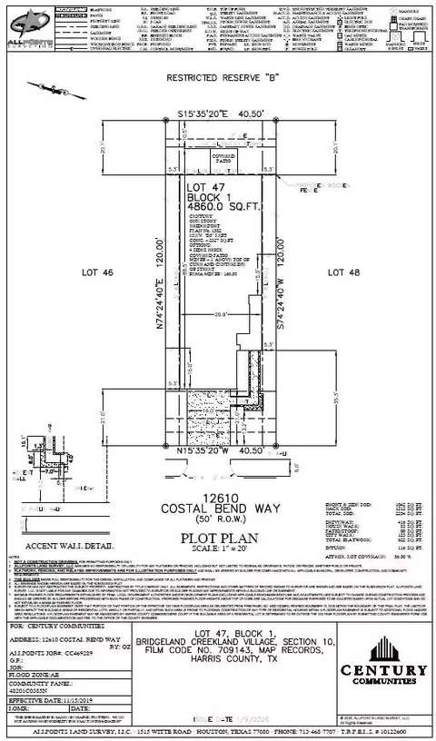 Floorplan - 12610 Costal Bend Way, Cypress, TX 77433 photo 2 of 2