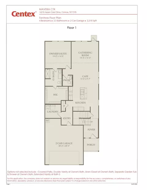 Floorplan - 15877 Blass Valley Dr, Conroe, TX 77302 photo 3 of 4