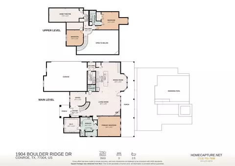 Floorplan - 1902 1904 Boulder Ridge Dr, Conroe, TX 77304 photo 2 of 2