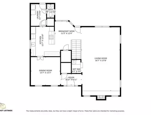 Floorplan - 17711 Fireside Dr, Spring, TX 77379 photo 1 of 3