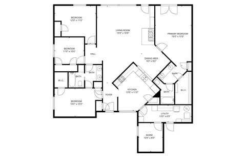 Floorplan - 21734 Nickerton Ln, Spring, TX 77388 photo 1 of 1