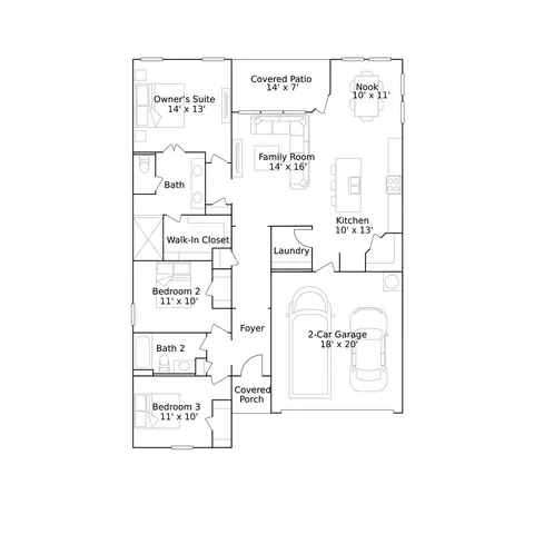 Floorplan - 8203 Rustic Pine Trl, Richmond, TX 77469 photo 1 of 1