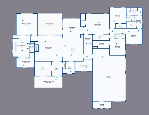 Floorplan - 4 Lake Forest Dr, Conroe, TX 77384 photo 1 of 1