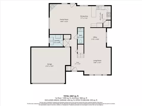 Floorplan - 1043 Danforth Dr, Houston, TX 77062 photo 2 of 3