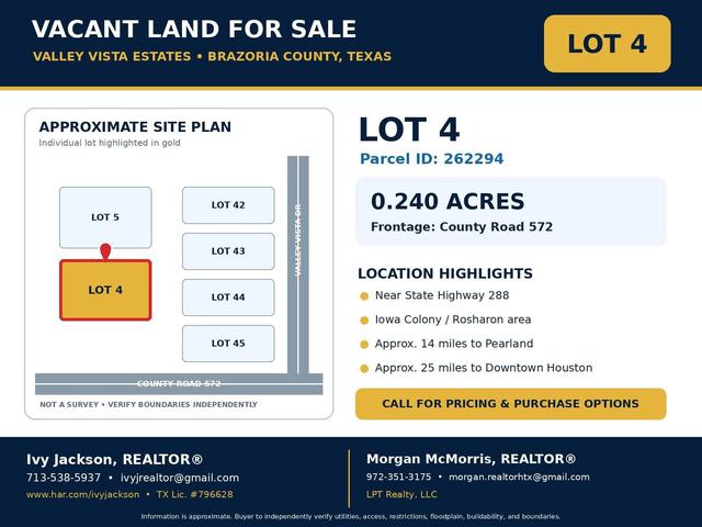 lot4 County Rd 572, Rosharon, TX 77584