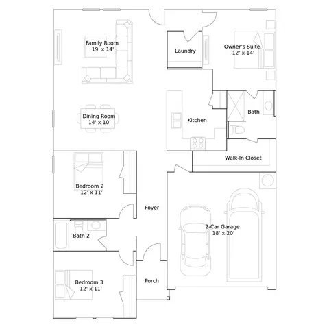 Floorplan - 12817 Clover Patch Ct, Conroe, TX 77306 photo 1 of 1