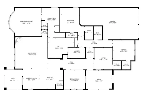 Floorplan - 28491 Rose Vervain Dr, Spring, TX 77386 photo 1 of 1