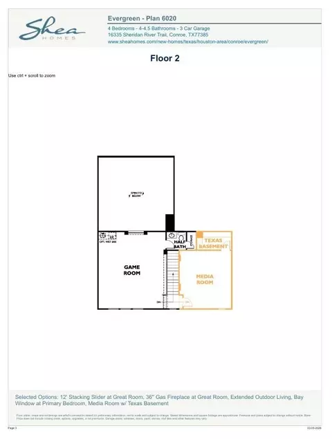 Floorplan - 15927 Iris Meadow Dr, Conroe, TX 77302 photo 2 of 2