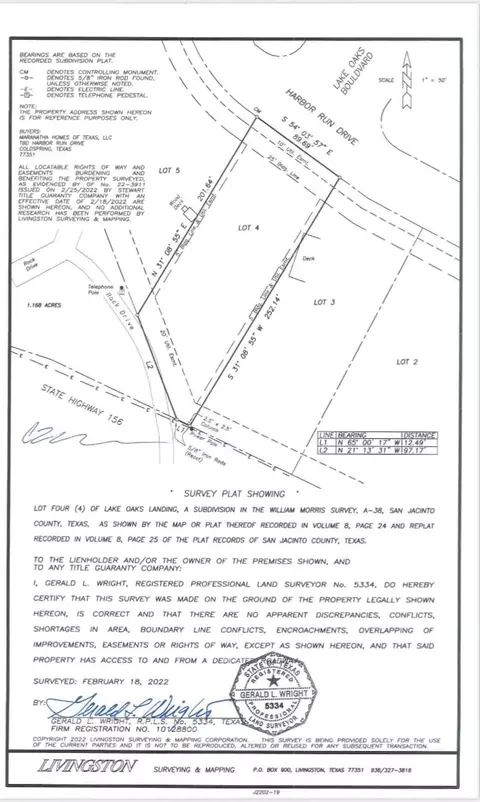 tbd Harbor Run Dr, Coldspring, TX 77331