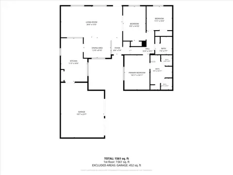 Floorplan - 5822 Fallengate Dr, Spring, TX 77373 photo 1 of 1