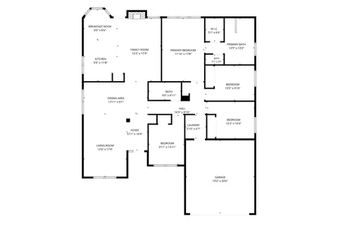 Floorplan - 8818 Driftstone Dr, Spring, TX 77379 photo 1 of 1