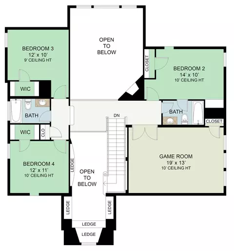 Floorplan - 31407 Falling Cedar Ct, Spring, TX 77386 photo 2 of 4