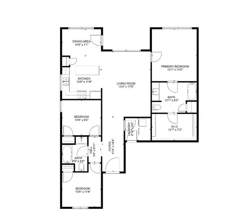 Floorplan - 7643 Glaber Leaf Rd, Conroe, TX 77304 photo 1 of 1