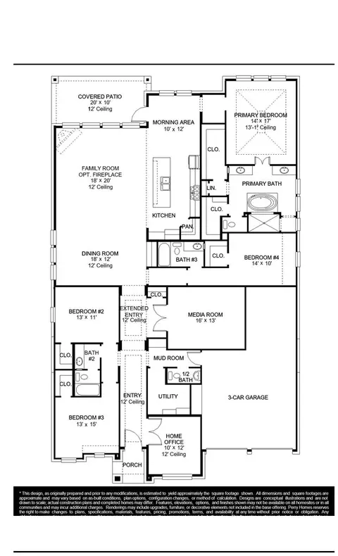 Floorplan - 253 Silver Appleyard Pass, Willis, TX 77318 photo 1 of 1