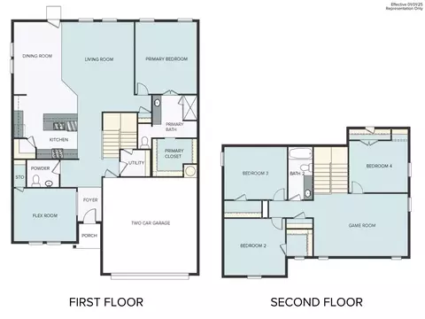 Floorplan - 19222 Trinity Terrace Ln, Spring, TX 77379 photo 1 of 4