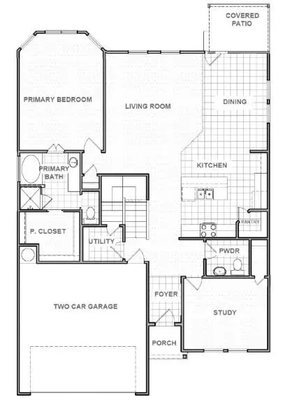 Floorplan - 19222 Trinity Terrace Ln, Spring, TX 77379 photo 2 of 4