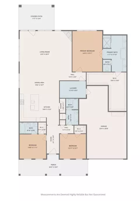 Floorplan - 2208 Salt Grass Trl, Conroe, TX 77384 photo 1 of 1