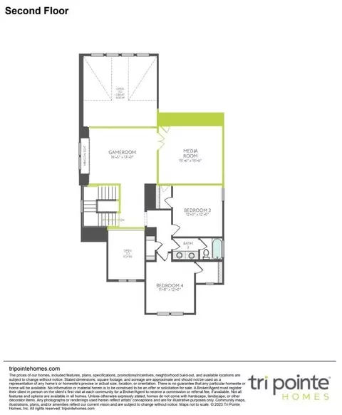 Floorplan - 28190 Serene Point Dr, Spring, TX 77386 photo 2 of 2