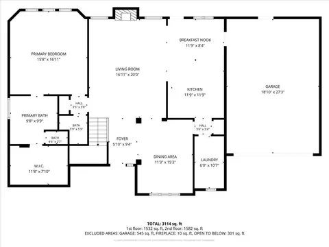 Floorplan - 2410 Laureldale Park Ln, Spring, TX 77386 photo 1 of 2