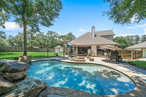 Exterior - 12300 Cedar Ln, Willis, TX 77378 photo 2 of 11